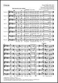 Urlicht SSAATTBB choral sheet music cover Thumbnail
